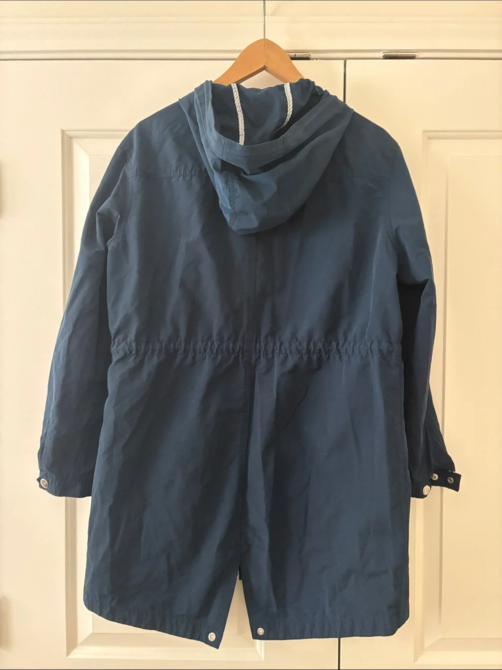 Women’s Madewell Hooded Fielder Anorak Jacket in Navy Blue